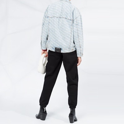 (Women) Alexander Wang Solid Color Denim Jacket in Blue 4DC2202756-270 Shop (Women) Alexander Wang Solid Color Denim Jacket in Blue 4DC2202756-270