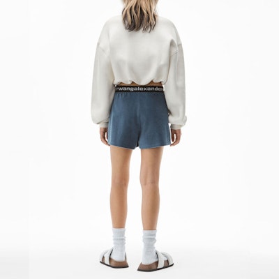 (W) Alexander Wang Pantalones Cortos Casual de Corduroy Elásticos con Logo Sólido 4CC1204025-469 Shop (W) Alexander Wang Pantalones Cortos Casual de Corduroy Elásticos con Logo Sólido 4CC1204025-469