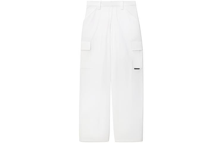 (Women) Alexander Wang Solid Mid-Rise Straight Cargo Pants . 4WC2234374-111