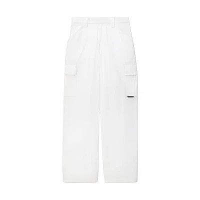(Women) Alexander Wang Solid Mid-Rise Straight Cargo Pants . 4WC2234374-111