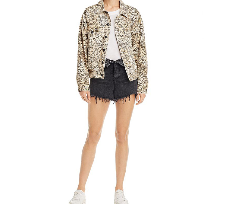 Sizing (Women) Alexander Wang SS20 Bite Gray Distressed Denim Shorts 4DC2194542