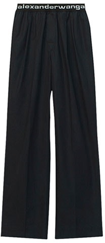 women-alexander-wang-ss-20-black-wide-leg-lounge-pants-with-logo-waist-4-wc-2204047-001