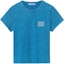 Order (W) 亚历山大王 SS21 酸洗皱纹蓝色圆领女款T恤 1CC1201328-424