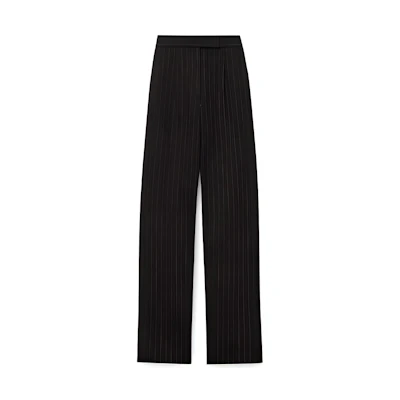 (Women) Alexander Wang SS21 Black Back-Slit Trousers 1WC2214340-965