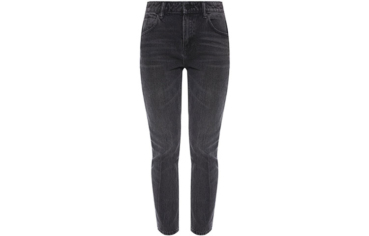 Order (Women) Alexander Wang SS21 Black High-Waisted Distressed Jeans. 4D994191BX-015