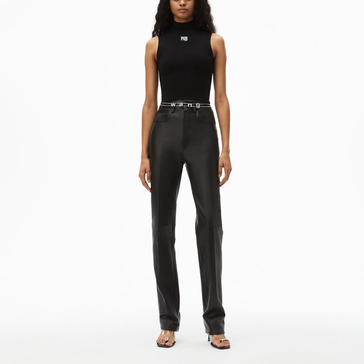 Lookbook (W) 亞歷山大·王 SS21 黑色無袖背心搭配標誌補丁 4KC2211068-001