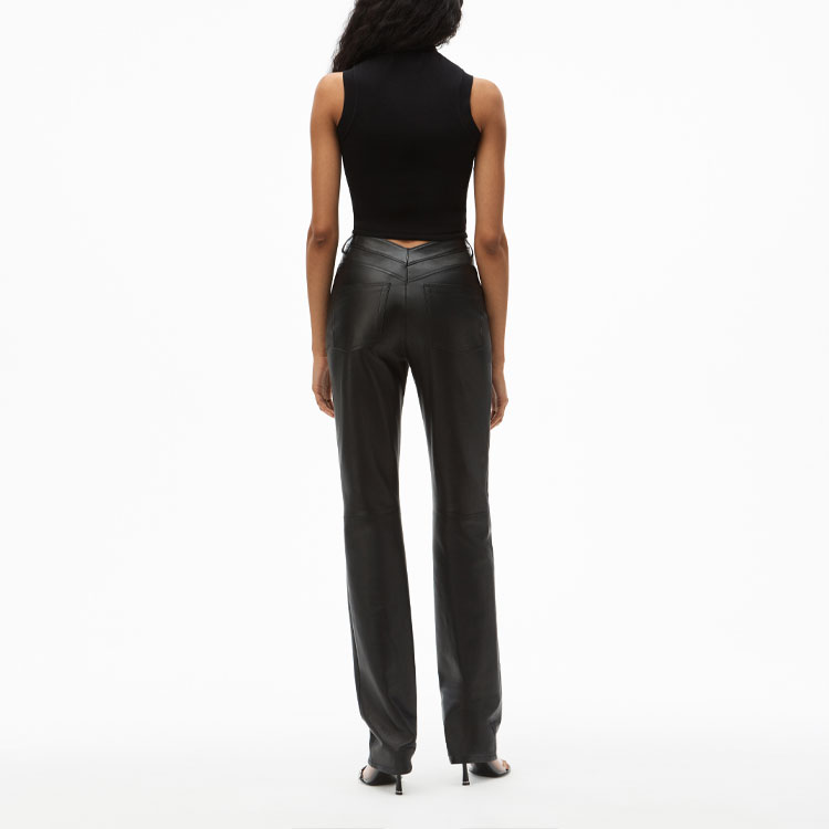 Shop (W) 亞歷山大·王 SS21 黑色無袖背心搭配標誌補丁 4KC2211068-001