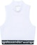 Order (Women) Alexander Wang SS21 Corduroy Sleeveless Mock Neck Crop Top Women White 4CC2211212-111