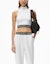 Lookbook (Women) Alexander Wang SS21 Corduroy Sleeveless Mock Neck Crop Top Women White 4CC2211212-111