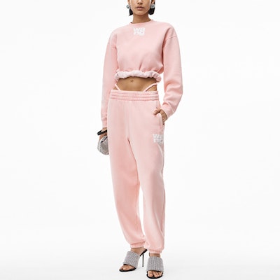 (Women) Alexander Wang SS21 Desert Floral Logo Jogger Sweatpants 4CC3214104-952 Lookbook (Women) Alexander Wang SS21 Desert Floral Logo Jogger Sweatpants 4CC3214104-952