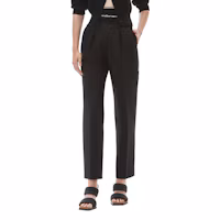 Details for (W) Alexander Wang SS21 高腰休閒直筒長褲 黑色 女款 1WC2214345-001