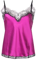 (Women) Alexander Wang SS21 Lace Spaghetti Strap Tank Top Purple 1W281074F7FB6423 (Women) Alexander Wang SS21 Lace Spaghetti Strap Tank Top Purple 1W281074F7FB6423