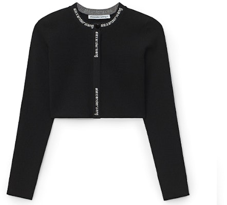 (W) Cárdigan Negro Alexander Wang SS21 Logo Jacquard 4KC2213076-001 Buy (W) Cárdigan Negro Alexander Wang SS21 Logo Jacquard 4KC2213076-001