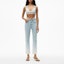 Lookbook (Women) Alexander Wang SS21 Logo Mid-Rise Printed Jeans Women Blue White Gradient. 4DC2214906-270
