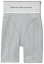 Order (W) Alexander Wang SS21 灰色標誌彈性健身短褲 1CC2214362-020