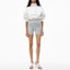 Lookbook (W) Alexander Wang SS21 灰色標誌彈性健身短褲 1CC2214362-020