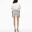 Shop (W) Alexander Wang SS21 灰色標誌彈性健身短褲 1CC2214362-020