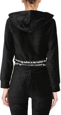 (W) 알렉산더 왕 SS21 로고 스트레치 풀오버 후디 블랙 여성용 4CC1211197-001 Cheap (W) 알렉산더 왕 SS21 로고 스트레치 풀오버 후디 블랙 여성용 4CC1211197-001