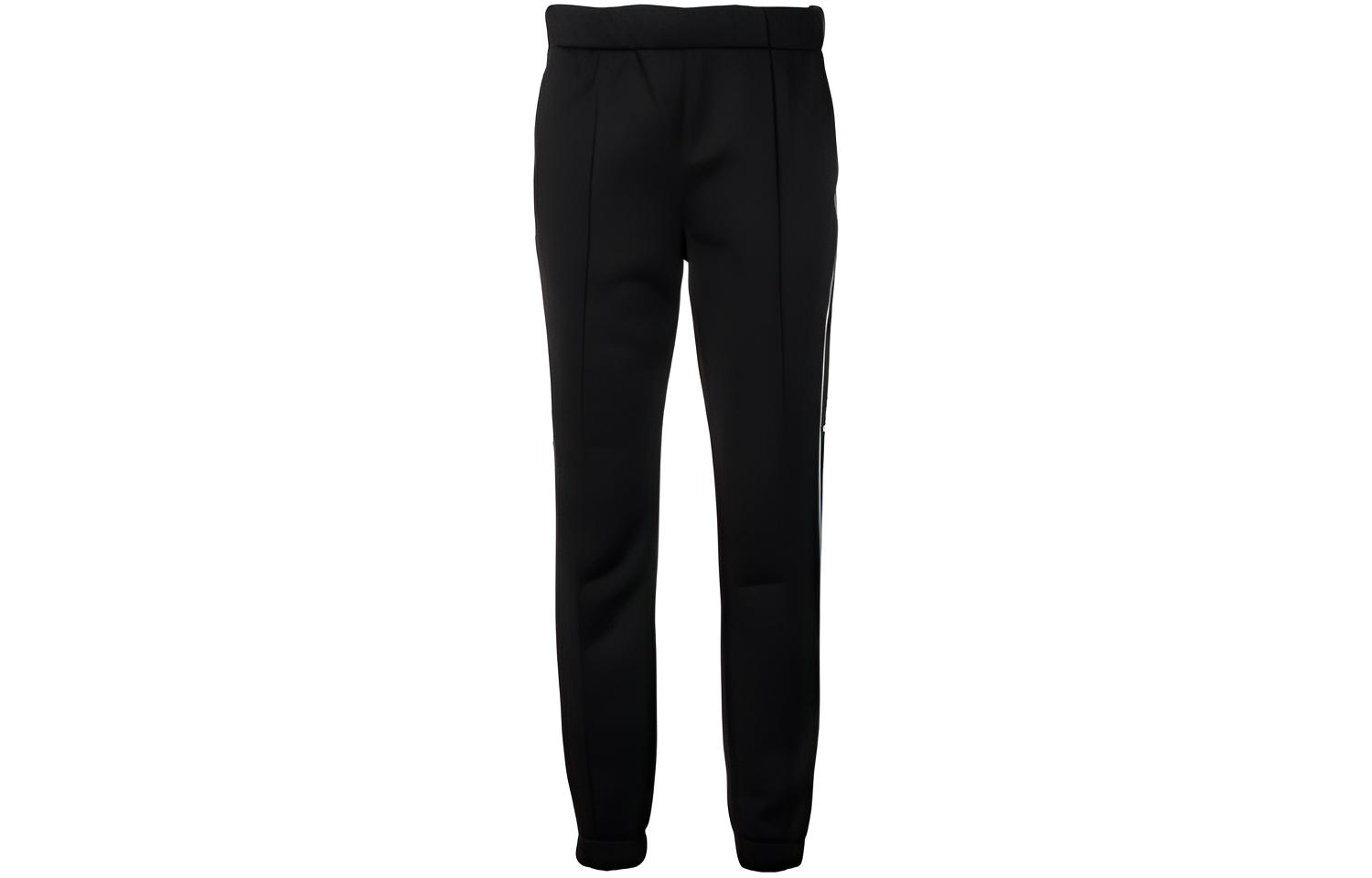(Women) Alexander Wang SS21 Logo Stripe Jogger Sweatpants Black. 4C384017C1-001