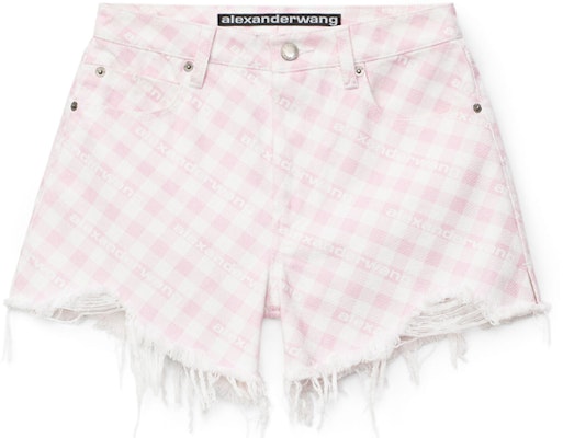 (Women) Alexander Wang SS21 Pastel Plaid Bite Shorts Pink 4DC2214939-688 Buy (Women) Alexander Wang SS21 Pastel Plaid Bite Shorts Pink 4DC2214939-688