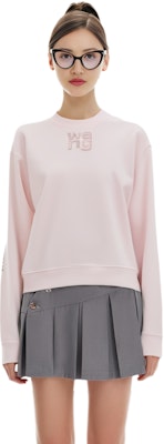 (W) 알렉산더왕 SS21 핑크 로고 프린트 캐주얼 스웨트셔츠. 4CC1201157-683 Details for (W) 알렉산더왕 SS21 핑크 로고 프린트 캐주얼 스웨트셔츠. 4CC1201157-683