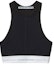 Buy (Women) Alexander Wang SS21 Reflective Logo Bra Tank Top Women Black 1CC2218053-001
