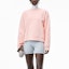 Purchase (W) 알렉산더 왕 SS21 라인스톤 로고 핑크 스웻셔츠 긴팔. 4CC3211265-691