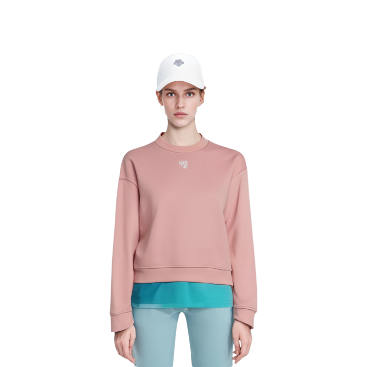 Sizing (W) 알렉산더 왕 SS21 라인스톤 로고 핑크 스웻셔츠 긴팔. 4CC3211265-691