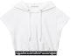Order (W) 알렉산더 왕 SS21 화이트 캐주얼 반소매 후디. 4CC1201106-111