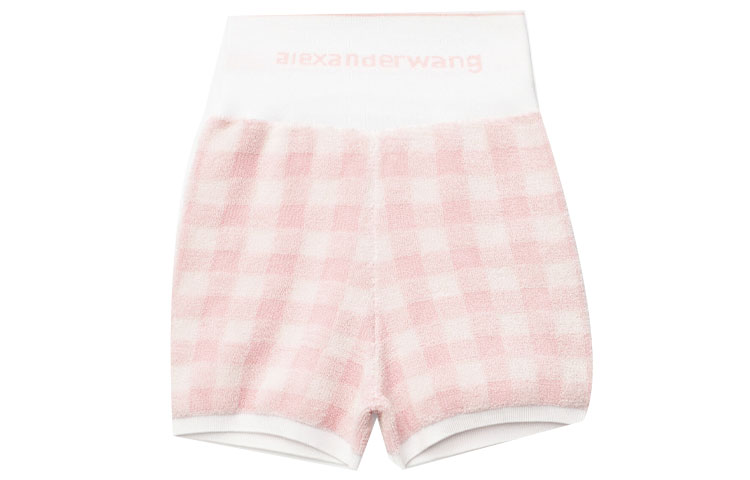 Order (W) Alexander Wang SS21 Y2K Shorts Wanita Terry Cloth Pink. 4KC2214071-686