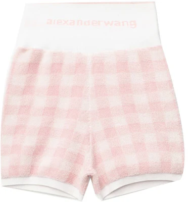 (W) Alexander Wang SS21 Y2K Shorts Wanita Terry Cloth Pink. 4KC2214071-686 Order (W) Alexander Wang SS21 Y2K Shorts Wanita Terry Cloth Pink. 4KC2214071-686