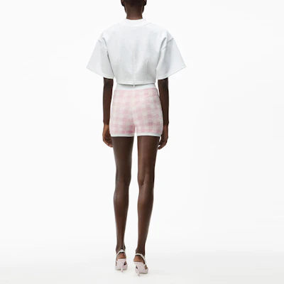 (W) Alexander Wang SS21 Y2K Shorts Wanita Terry Cloth Pink. 4KC2214071-686 Shop (W) Alexander Wang SS21 Y2K Shorts Wanita Terry Cloth Pink. 4KC2214071-686