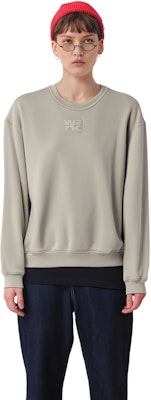 (W) 알렉산더 왕 SS22 베이지 로고 프린트 크루넥 긴팔 맨투맨 4CC3211258-267 Sizing (W) 알렉산더 왕 SS22 베이지 로고 프린트 크루넥 긴팔 맨투맨 4CC3211258-267