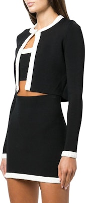 (W) Alexander Wang SS22 Hitam Logo Trim Short Knit Top 4KC1223013-965 Purchase (W) Alexander Wang SS22 Hitam Logo Trim Short Knit Top 4KC1223013-965