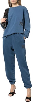 (W) アレキサンダーワン SS22 サイドロゴプリント付きブルーロングスリーブTシャツ. 4CC3211254-470 Lookbook (W) アレキサンダーワン SS22 サイドロゴプリント付きブルーロングスリーブTシャツ. 4CC3211254-470