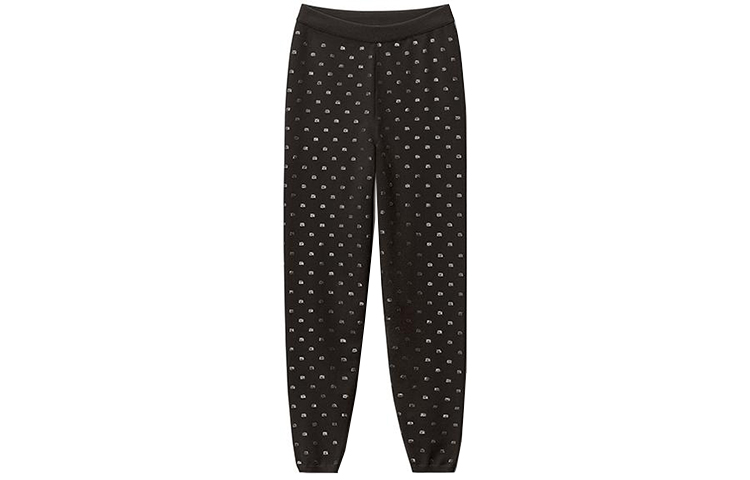 Order (Women) Alexander Wang SS22  Crystal Logo Print Leggings Black 1KC3224050-001