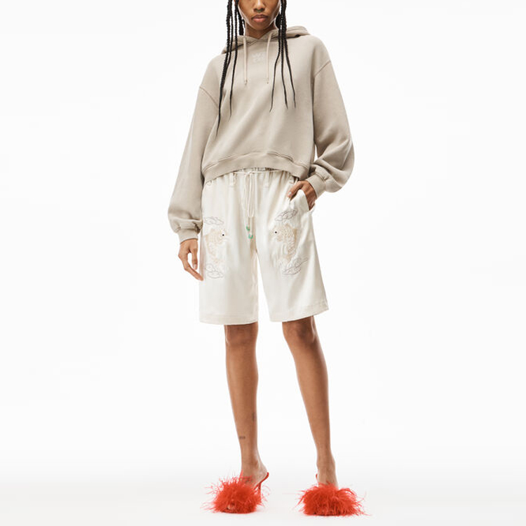 Lookbook (W) 亚历山大王 SS22 灰色泡沫标志连帽卫衣 4CC3212043-267