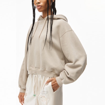 (W) 亚历山大王 SS22 灰色泡沫标志连帽卫衣 4CC3212043-267 Details for (W) 亚历山大王 SS22 灰色泡沫标志连帽卫衣 4CC3212043-267