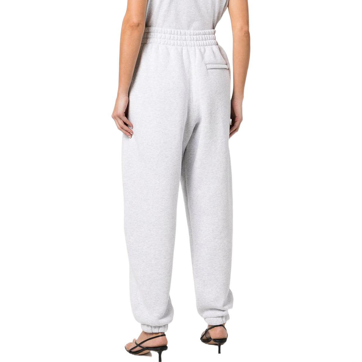 Shop (Women) Alexander Wang SS22  Grey Logo Print Sweatpants. 4CC3224348-050