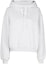 Order (Women) Alexander Wang SS22 Grey Pullover Hoodie with Rubber Logo. 4CC3222069-050