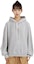 Details for (Women) Alexander Wang SS22 Grey Pullover Hoodie with Rubber Logo. 4CC3222069-050