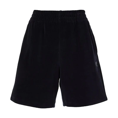 (Women) Alexander Wang SS22 High-Waist Straight Casual Shorts Deep Blue. 4CC3214101-409
