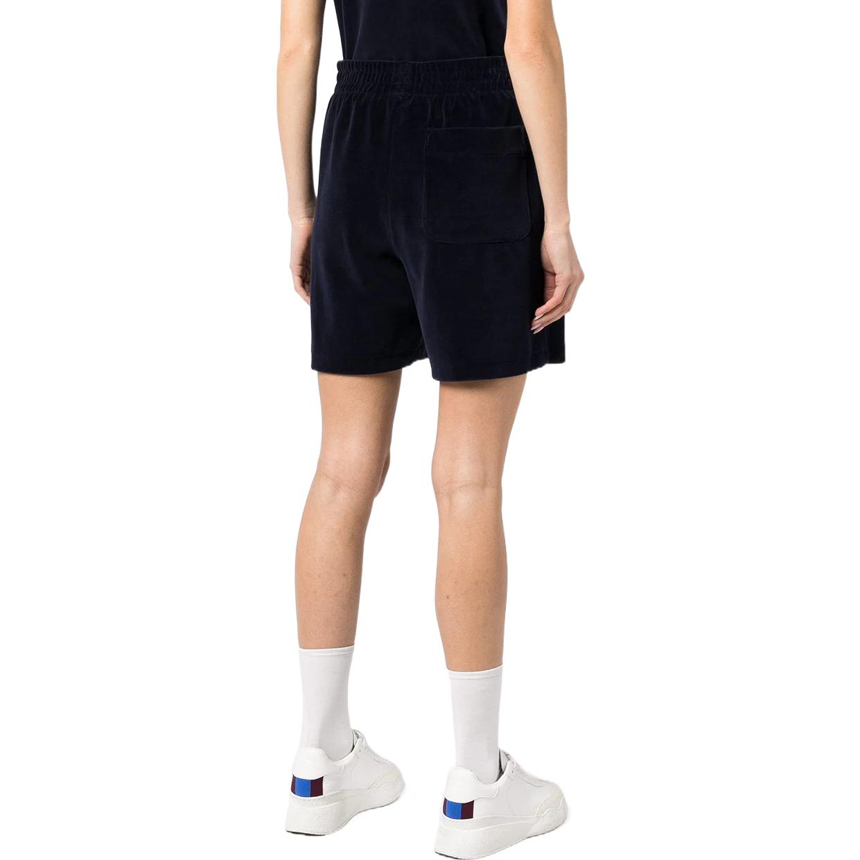 Shop (W) アレキサンダーワン SS22 ハイウエスト ストレート カジュアル ショーツ ディープブルー 4CC3214101-409