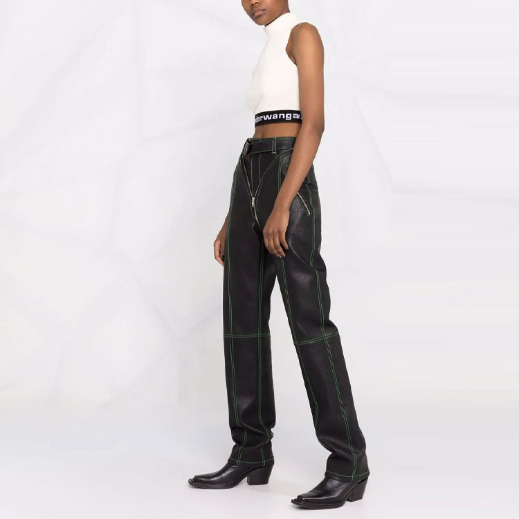 Purchase (W) 亚历山大王 SS22 白色Logo吊带背心 4CC2211212-120