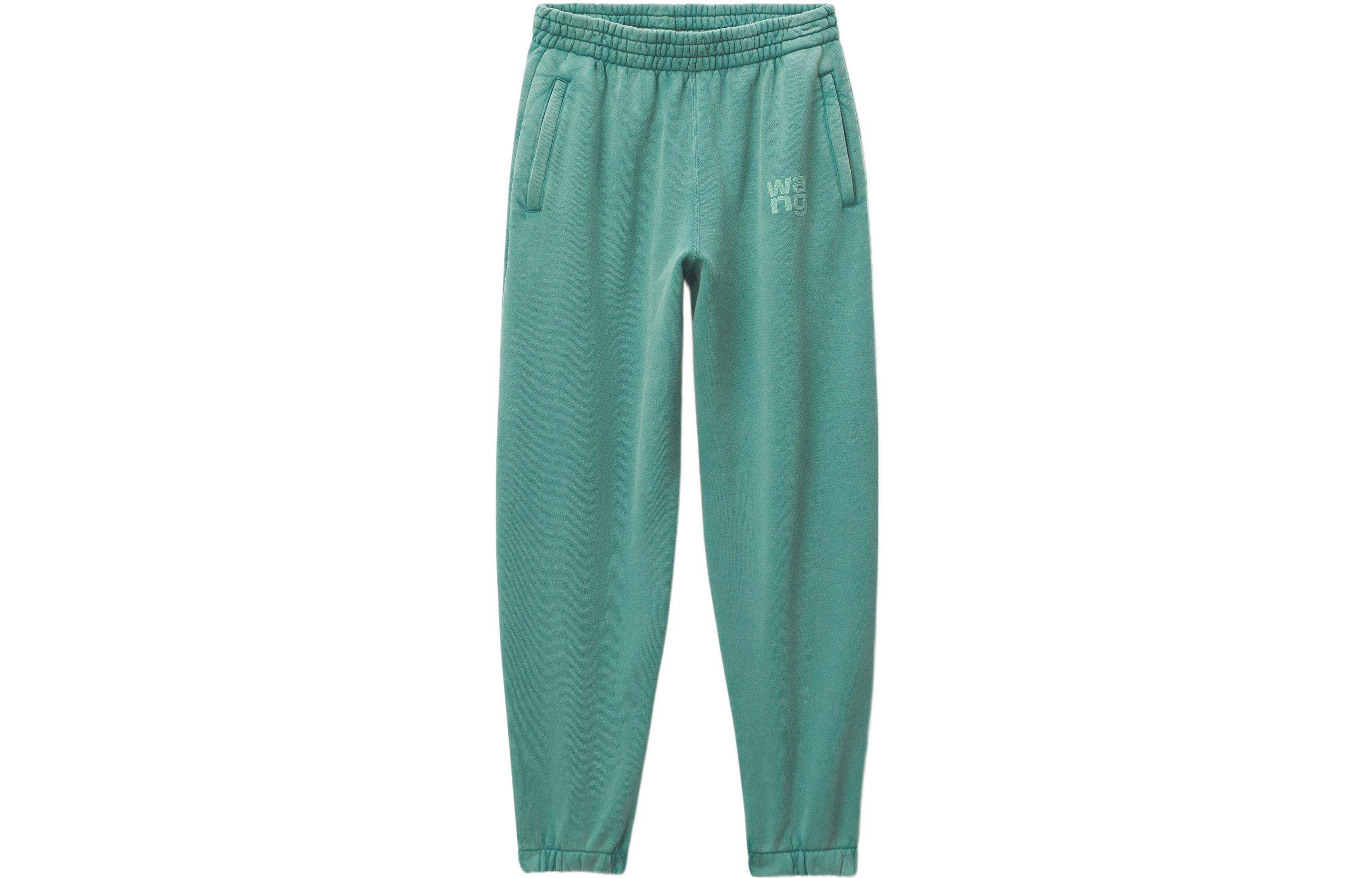 (Women) Alexander Wang SS22  Logo Sweatpants Green 4CC3214104-303