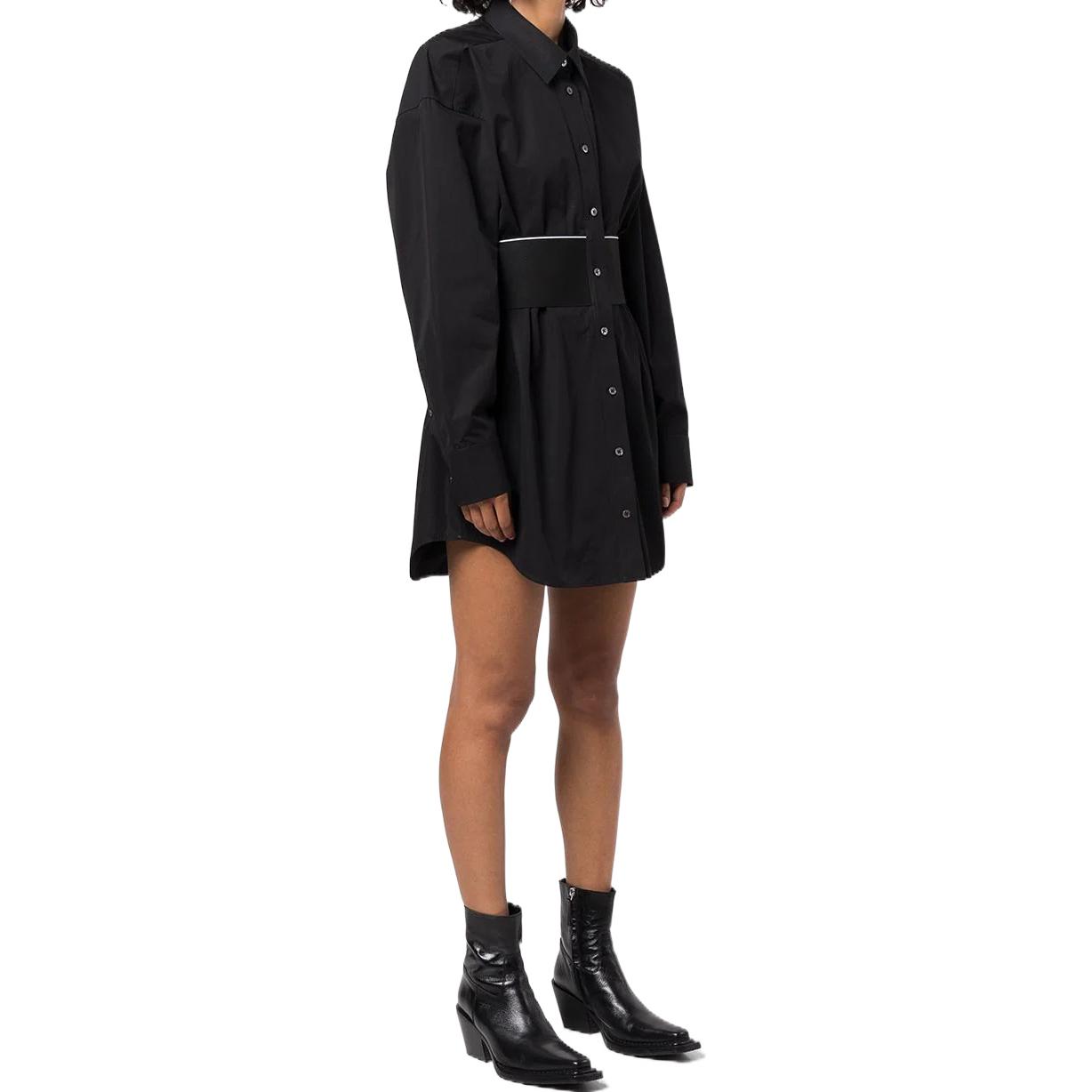 (Women) Alexander Wang SS22  Long Sleeve Dress Black 1WC3226492-001 圖 5