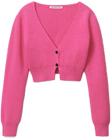 women-alexander-wang-ss-22-pink-v-neck-wool-knit-cardigan-long-sleeve-top-4-kc-3223011-679