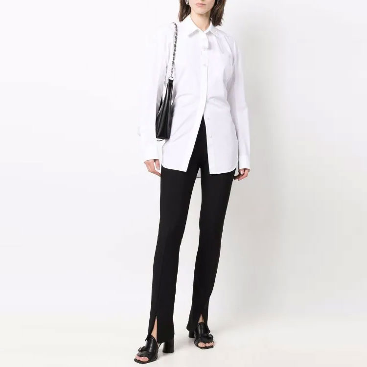 Lookbook (Women) Alexander Wang SS22  Solid White Shirt 1WC1221552-100