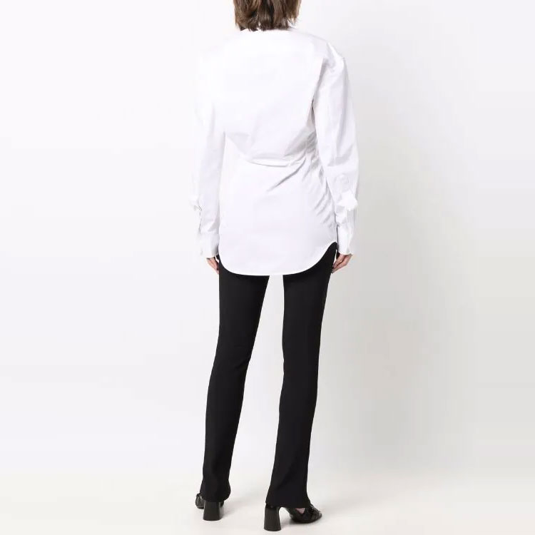 Shop (Women) Alexander Wang SS22  Solid White Shirt 1WC1221552-100