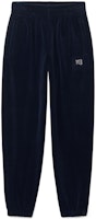 (Women) Alexander Wang SS22 Velvet Rhinestone Joggers Dark Blue 4CC3214111-409 (Women) Alexander Wang SS22 Velvet Rhinestone Joggers Dark Blue 4CC3214111-409